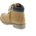 thumbnail image 3 of Nature Breeze Womens Terrain Leatherette Multi Color Padded Collar Hard Toe Boot - Wheat, 3 of 7