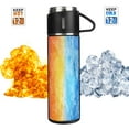 thumbnail image 4 of 1PC/1 Set 500ml Insulated Bottle Leak-proof Large Capacity Dual Use Lid Keep Warm And Cold Stainless Steel Water Bottle Home Supply, 4 of 8