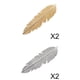 thumbnail image 1 of 4 Pieces Hair Clip Ponytail Holder Hair Accessories for Women Salvador Pinza de pelo con forma de hoja para mujer, 1 of 10
