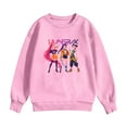 thumbnail image 1 of Moonsky Sudadera de cuello redondo Pop De-on - Sudadera de manga larga con estampado del cantante HUNTR/X - Sudadera de cuello redondo y manga larga para hombre y mujer Rosa 100, 1 of 4