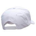 thumbnail image 4 of Blue Line Police Solid Cotton Twill Low Profile Snap Cap - White OSFM, 4 of 5