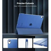 TiMOVO Case for iPad Air 13 Inch (M4 2026/M3 2025/M2 2024), Slim Stand Smart Cover with Translucent Back, Support Touch ID, Auto Wake/Sleep, Navy Blue