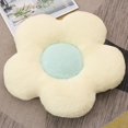 thumbnail image 1 of 1pc 45-80cm New Flower Pillow Toy Soft Cartoon Sunflower Plant Stuffed Doll Chair Cushion Sofa Mat Kids Lovers Birthday Giftsbeige blue80cm Deng Xun unisex, 1 of 2