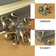 thumbnail image 3 of unbranded 2Ud Estatua Decorativa De En Latón Con Acabado Delicado Para, 3 of 7
