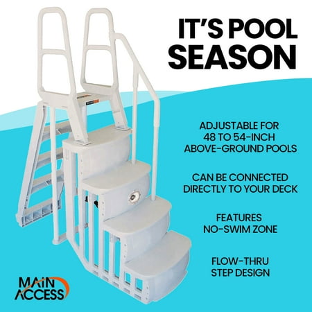 Main Access - Above Ground Swimming Pool Smart Step and Ladder System