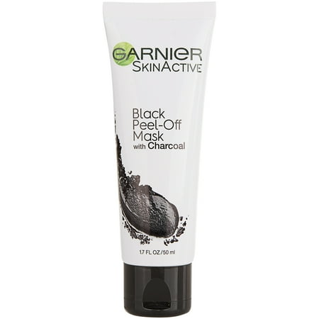 Garnier SkinActive Black Peel-Off Mask with Charcoal, 1.7 fl. (Best Black Mask Peel)