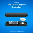 thumbnail image 2 of ZOOZ TSS AirTag (Gen 1 & 2) 10-Year Extended Battery Case - Uses AA Batteries - 14x More Capacity Than CR2032 TimeCapsule | Waterproof, CR 2032 Battery Replacement (2-Pack), 2 of 9