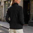 thumbnail image 6 of Women's & Plus Size Micro Polar Fleece Jackets, Fall Winter Zip-up Stand Collar Long Sleeve Cozy Warm Outdoor Coats, S-4XL, 6 of 6