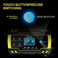 thumbnail image 2 of 8a 12v/24v Portable Smart Battery Charger With Lcd Touch Screen Multiple Protections Repair Type, 2 of 5