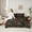 Black Red 02, variant on Feelyou Dreamy Life Tree Bedding Comforter Set 7pcs, Black White Angel Wings King Bedding Sets, Jungle Flower Floral Reversible Bed Sheets, Luxury Bedroom Decor
