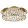 thumbnail image 2 of Elegant Lighting 3503F18G Monroe LED Light Gold Flush Mount Clear Royal Cut Crystal, 2 of 2
