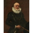thumbnail image 3 of Albin Egger Lienz 20x24 Black Modern Framed Museum Art Print Titled - Carl Costenoble (Sculptor and City Council of Vienna) (Around 1935), 3 of 5