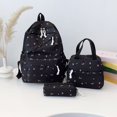 thumbnail image 6 of 3 in 1 Cute Mini dachshund Print Backpack Set, Lightweight Fabric Backpack with Lunch Handbag & Pencil Case, Casual Daily Backpack, 6 of 6
