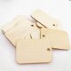 thumbnail image 5 of Rodajas De Madera Natural Con Cuerda De Cáñamo Rectángulo Etiquetas Colgantes De Madera En Blanco Sin Terminar Etiquetas De Regalo Manualidades Diy Tarjetas De Cumpleaños Adornos100 Uds. matsuzay HA014006-00, 5 of 6