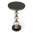 thumbnail image 1 of Forella Granite & Acrylic Pedestal End Table, 1 of 7