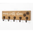thumbnail image 1 of Paws "Never Walk Alone" 5-Hooks Wall Coat Rack, 1 of 1