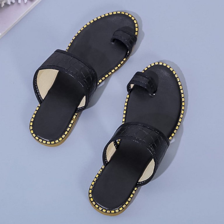 Zpanxa Slippers for Women Summer New Womens Shoes Solid