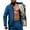 Blue, variant on RDX Sauna Suit Weight Loss, Full Body Sweat Heat Suit, Anti Rip Long Sleeves Tracksuit, Boxing MMA Slimming Gym Fitness Running Workout Zipper Jacket, Top Trouser Set Men Women