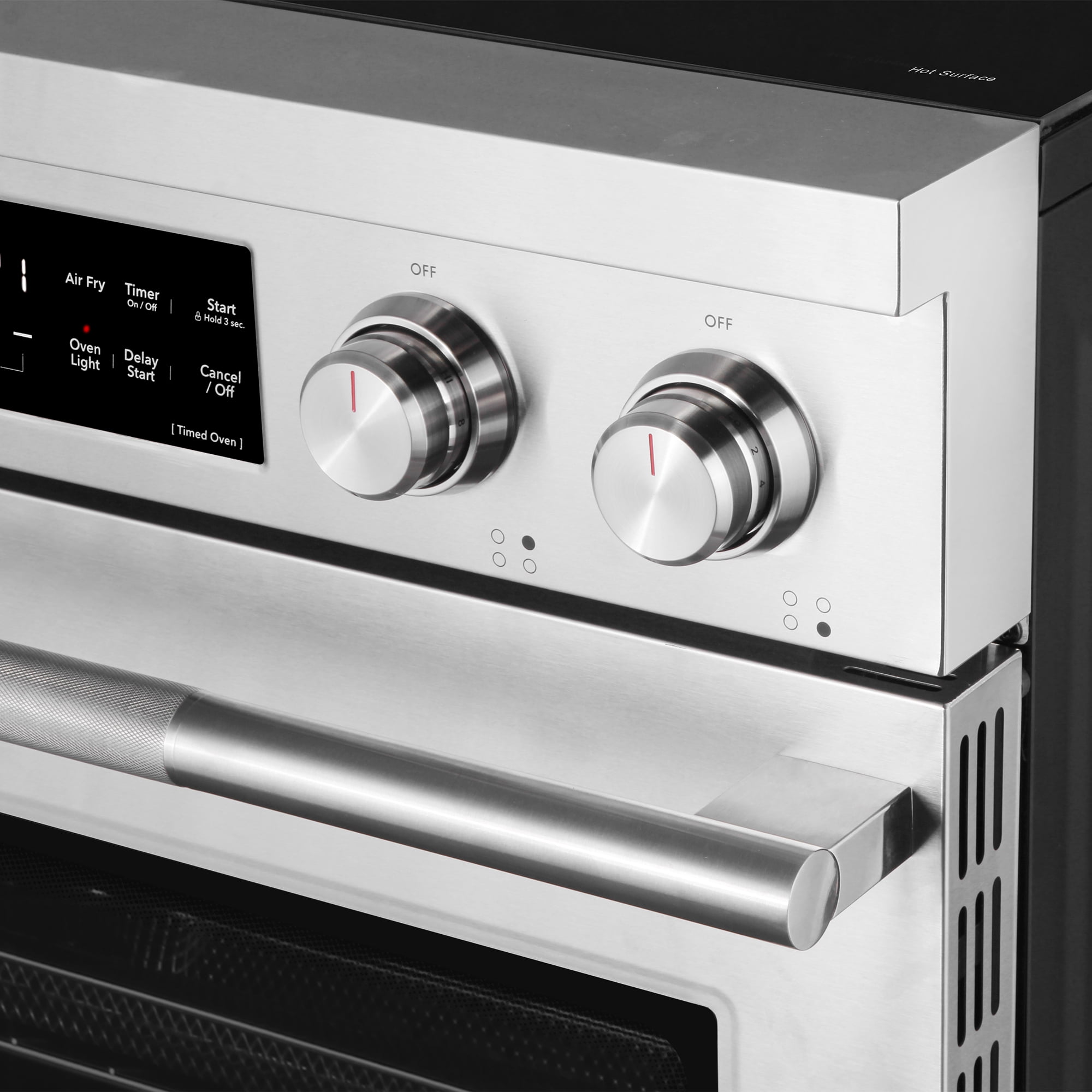 Cosmo 30 in. Stellar Collection 4.8 cu. ft. Electric Range, 4 Burner Ceramic Glass Cooktop, Convection Oven, Stainless Steel