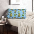 thumbnail image 6 of Rateoe Sunflowers And Bees Pattern Pillow Covers with Invisible Zipper(Pillows are not Included) Standard Pillowcases-20"x30", 6 of 6