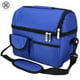 thumbnail image 2 of Bolsa térmica para almuerzo Luxtrada, Oxford, térmica, para adultos, portátil, con cremallera, impermeable, para picnic, para mujeres y hombres (azul), 2 of 8