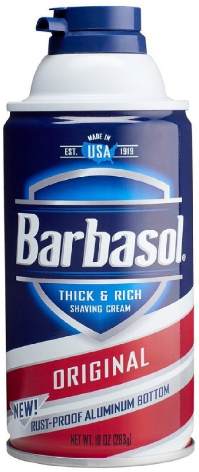 4 Pack - Barbasol Thick and Rich Shaving Cream, Original 10 oz