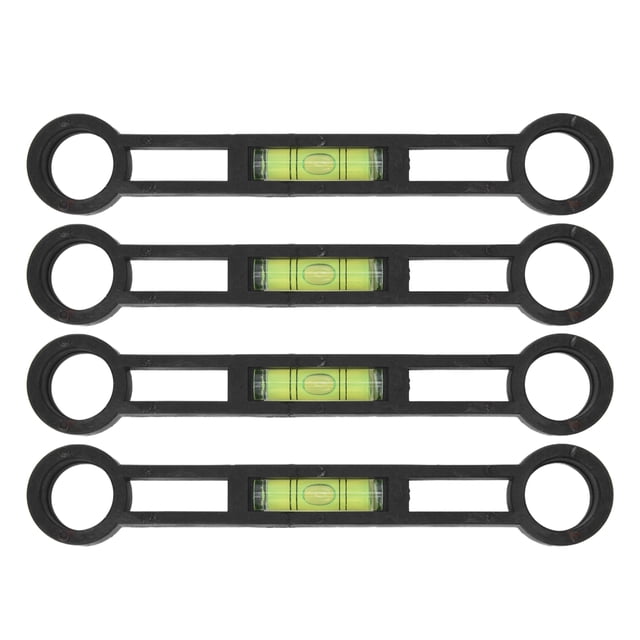 Nivel De Pie Curvo, 4 Piezas Nivel De Plástico Resistencia A La Deformación Material Plástico Resistente Y Duradero Para Mejoras En El Hogar Para La Instalación De Electricidad EOTVIA Torpedo Level