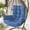 Blue, variant on ​20x49 inch Hanging Chair Cushion, Extra Thick & Large Swing Seat Pad with Removable Cover for Indoor/Outdoor Porch, Egg Chairs, and Cradles​​(Gray)