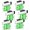 Green Single-Sided Clear, variant on Green Led Emergency Lighting, Aluminum Housing Double-Sided Mirrored Rotating Acrylic Plate, UL Damp Location Listed, Hardwired Emergency Exit Signs For Business, Top/Side/Wall Mount(Canopy Included)