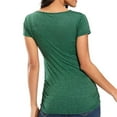 thumbnail image 5 of Askfv Women's Maternity Shirts Short&Long Sleeve V-Neck Comformation Cute Maternity Tops, 5 of 6