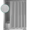 thumbnail image 3 of Grey Shower Curtain Set ，Waterproof Fabric Shower Curtains Solid Color Shower Curtains for Bathroom,Bathroom Decor 36"x78", 3 of 7