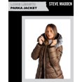 thumbnail image 5 of Steve Madden Women's Faux Fur Lining Winter Coat - Long Length Quilted Parka Jacket for Women (S-3X), 5 of 7