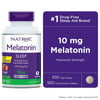 Natrol Melatonin 10mg, Sleep Support, Maximum Strength, Strawberry Fast Dissolve Vitamin Tablets, 100ct