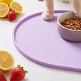 thumbnail image 4 of Oval Pet Feeding Mat, Waterproof Raised Edge Bowl Placemat, Non Slip Spill Proof Food and Water Tray for Dogs and Cats, Washable Floor Protector, 4 of 6