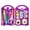 B, variant on DIY Craft Puncher Set for Children Shapes Hole Punch Art Projects Educational Kids Activity Kit