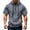 Grey, variant on Men's Hooded T Shirt Short Sleeve Breathable Lightweight Summer Sports Hoodie with Pockets Drawstring Casual Sweatshirt Mens Summer Lightweight Pullover Tee Shirts
