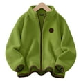 thumbnail image 4 of Veste en Molleton Légère pour Tout-Petits Unisexe, Garçons Filles, Manches Longues, Automne, à Fermeture Éclair, 4 of 6