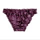 thumbnail image 2 of INSPIRAR CHIC Ropa de Mujer Talla Grande Braguitas de Cintura Baja de Satén Suave con Brillos Talla Mediana Burdeos, Gris, Rojo Rosa, 2 of 6