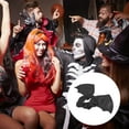 thumbnail image 4 of Unique Bargains 1 Pc Hair Elastic Fashion Halloween Bat Hair Ties Black, 4 of 5