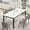 Slate color, variant on Large Kitchen Dining Room Table, Rustic Farmhouse Industrial Wood Style Rectangle Apartment Dinning Room Dinette Tables for Eating Dinner Dining Room, Living Room, Only Table