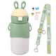 thumbnail image 2 of Botella de agua aislada de 18 oz ANGGREK Acero inoxidable con pajita, 2 of 8