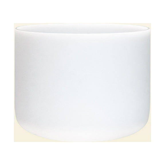 TOPFUND 440Hz C# Note 10 inch Crystal Singing Bowl Adrenals Chakra with Heavy duty carrying case and Suede Stick