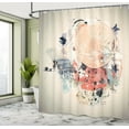 thumbnail image 5 of Ambesonne Abstract Shower Curtain, Grunge Mix Collage, 69"Wx84"L, Multicolor, 5 of 5