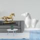 thumbnail image 2 of Figura de con escultura de caballo, estatua, obra de arte coleccionable, adorno decorativo de animal para escritorio, mesa, sala de estar, o, 2 of 8