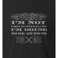 thumbnail image 2 of 9 Crowns Men's Tee D & D Funny T-shirts (Imnot1-Black, X-Large), 2 of 3
