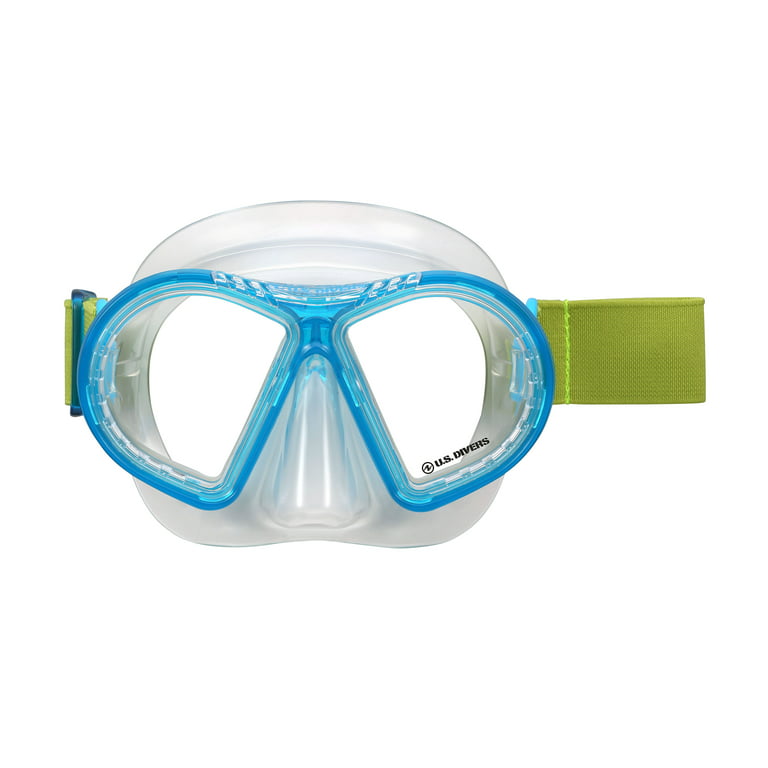 Divers Easy Fabric Ages Snorkeling Adjust 6+ Kids Mask U.S. (Blue) Strap Jr Toucan