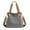 Grey, variant on KAWELL Women's Canvas Tote Purses Work Shoulder Crossbody Bag Vintage Multi-pocket Handbags