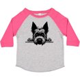 thumbnail image 3 of Inktastic Peeking Scottish Terrier Boys or Girls Toddler T-Shirt, 3 of 5