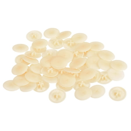 

Screw Cap Covers 160 Pack 17x4mm Plastic Screw Decoration Cover Apricot