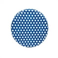 thumbnail image 3 of Butler Specialty Company Tabouret de Bar Rond en Rotin Tobias 30 Pouces - Point Bleu et Blanc, 3 of 6